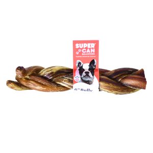 wholesale braided bully sticks bullysticks American bran white label supercan long lasting dog chew