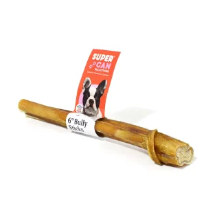 6 bully sticks for dogs jumbo #1 American label