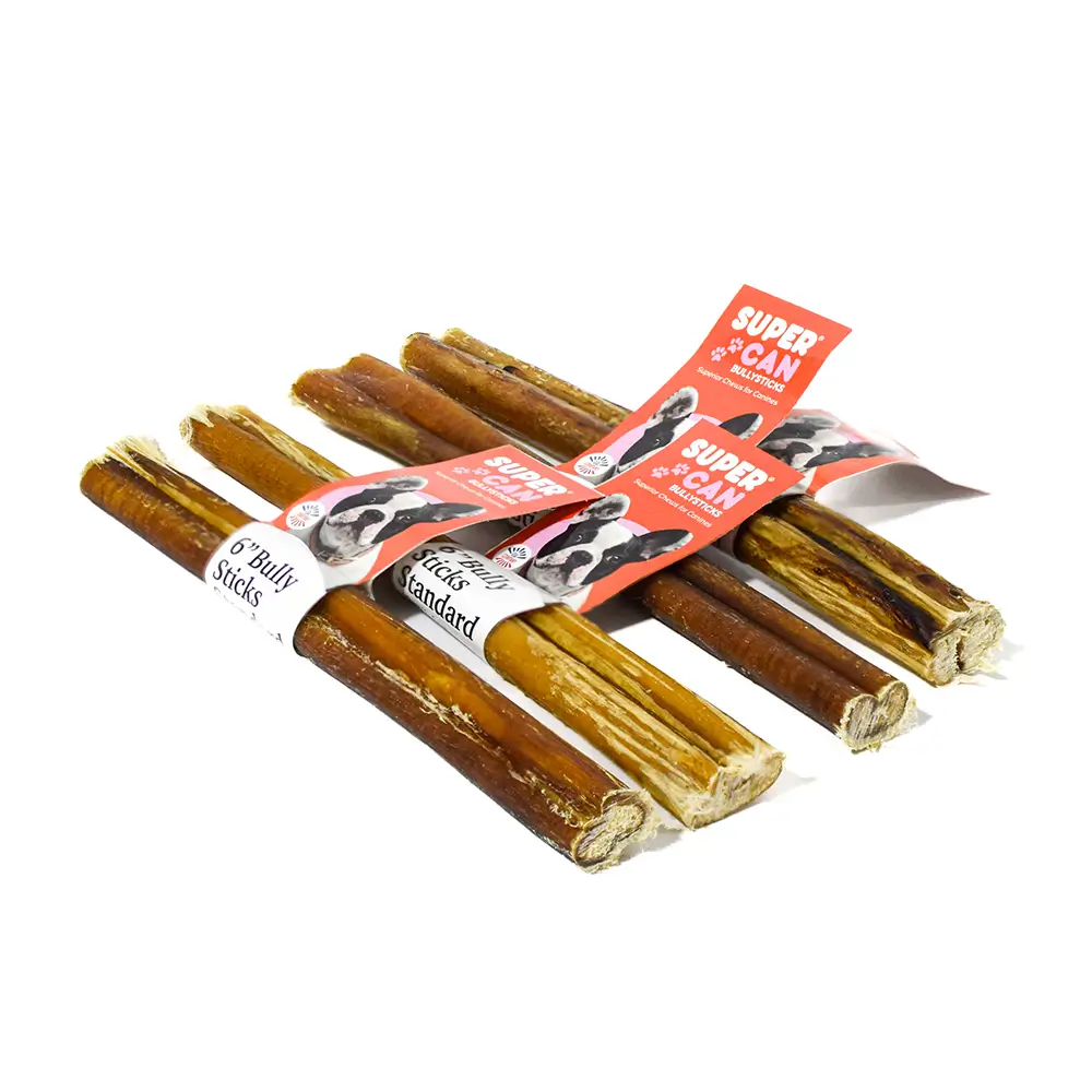6 bully sticks standard